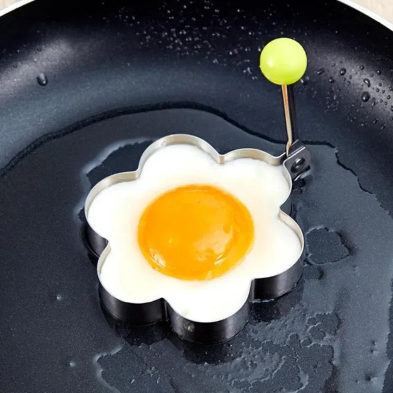 1-5pcs Stainless Steel Fried Egg Shaper Pancake Ring