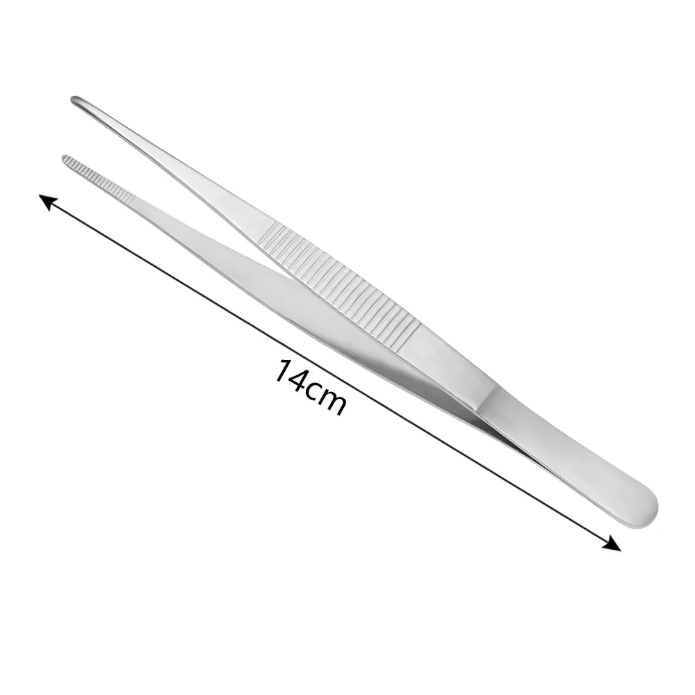 Tongs Utensils Bbq Tweezer Food Clip Stainless Steel