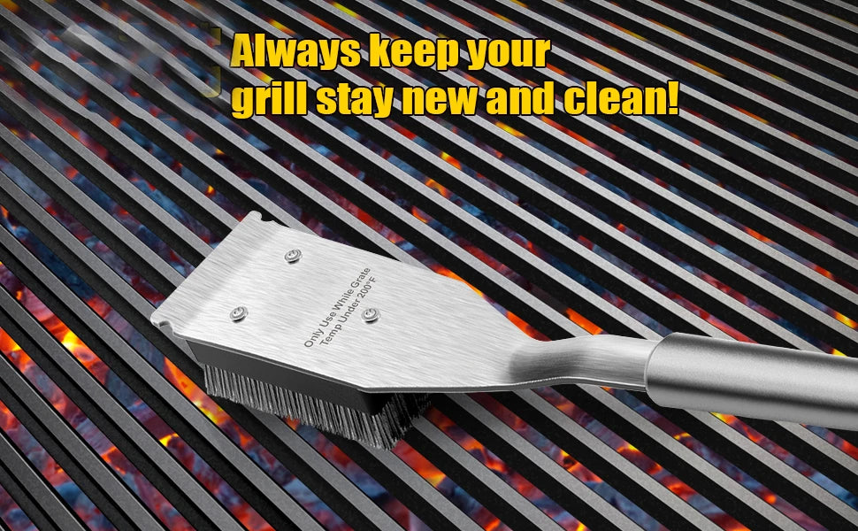 Grill Brush Scraper Wire Bbq Grill Brush Outdoor