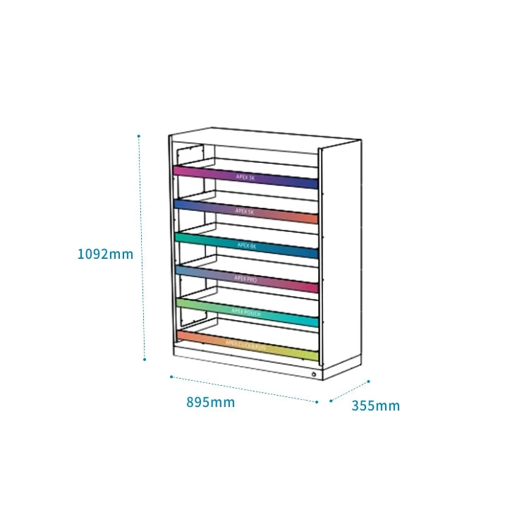 Customization Apex Modern Smoke Shop Furniture Design Led