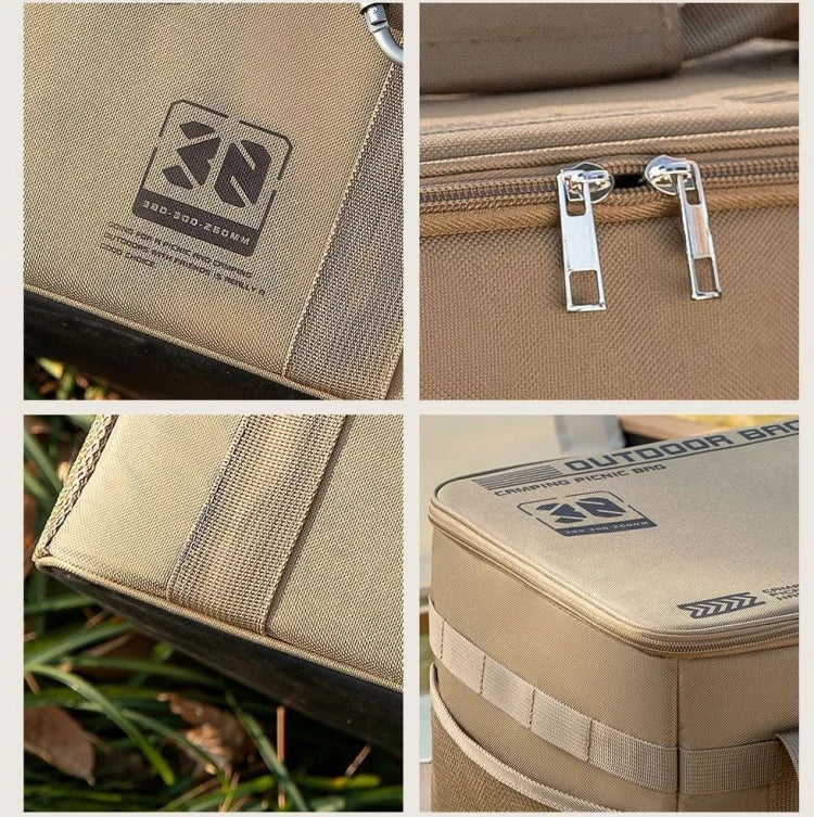 30l Large Capacity Camping Cookware Storage Bag Waterproof