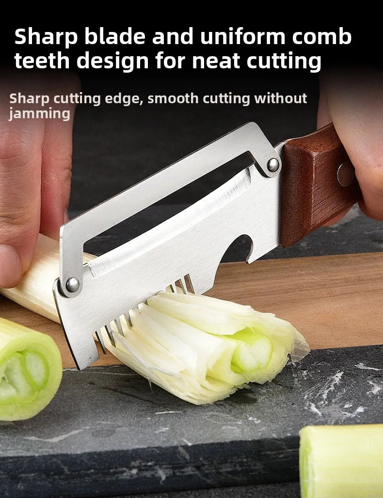 Peeler & Scallion Shredder Stainless Steel Peeler Scallion