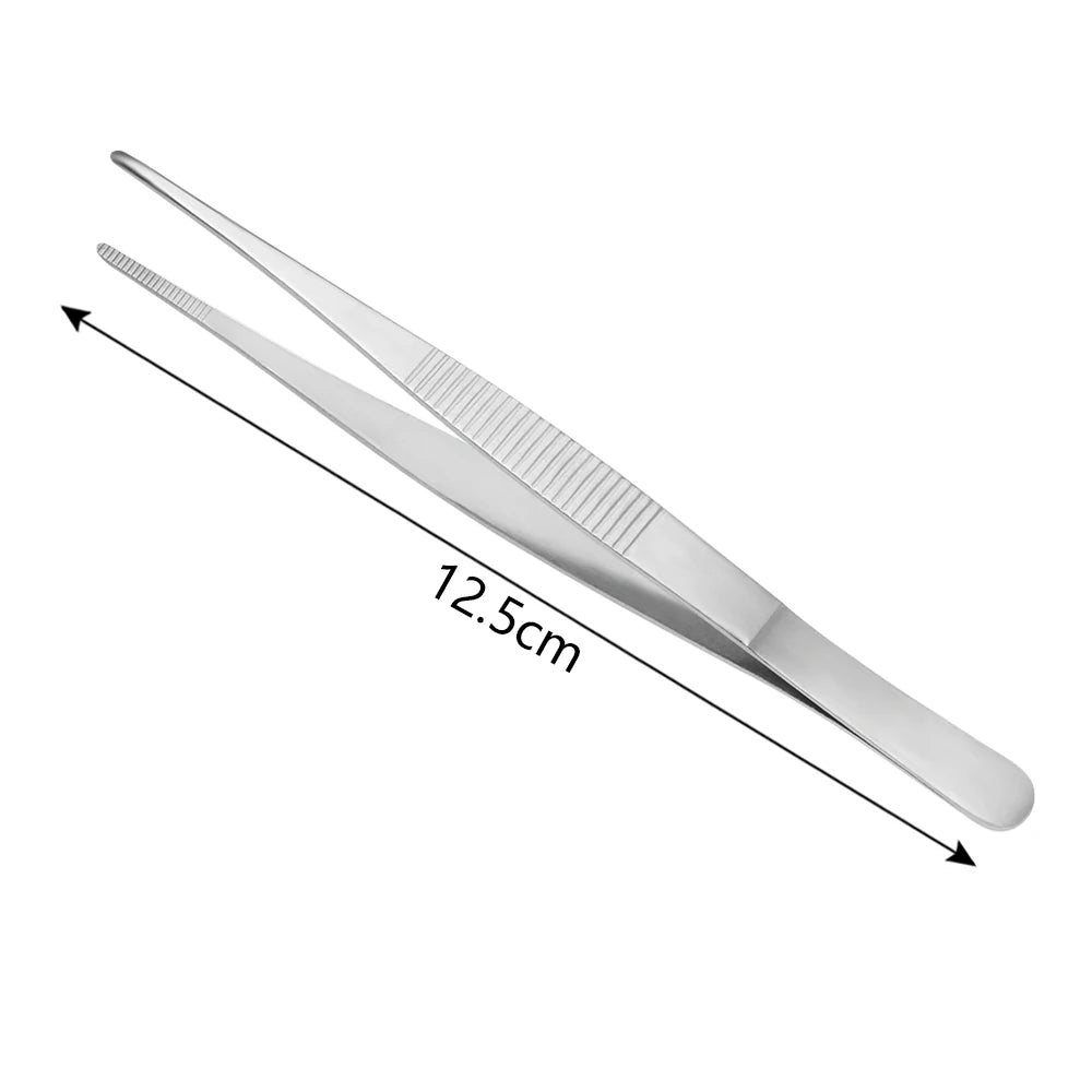 Tongs Utensils Bbq Tweezer Food Clip Stainless Steel