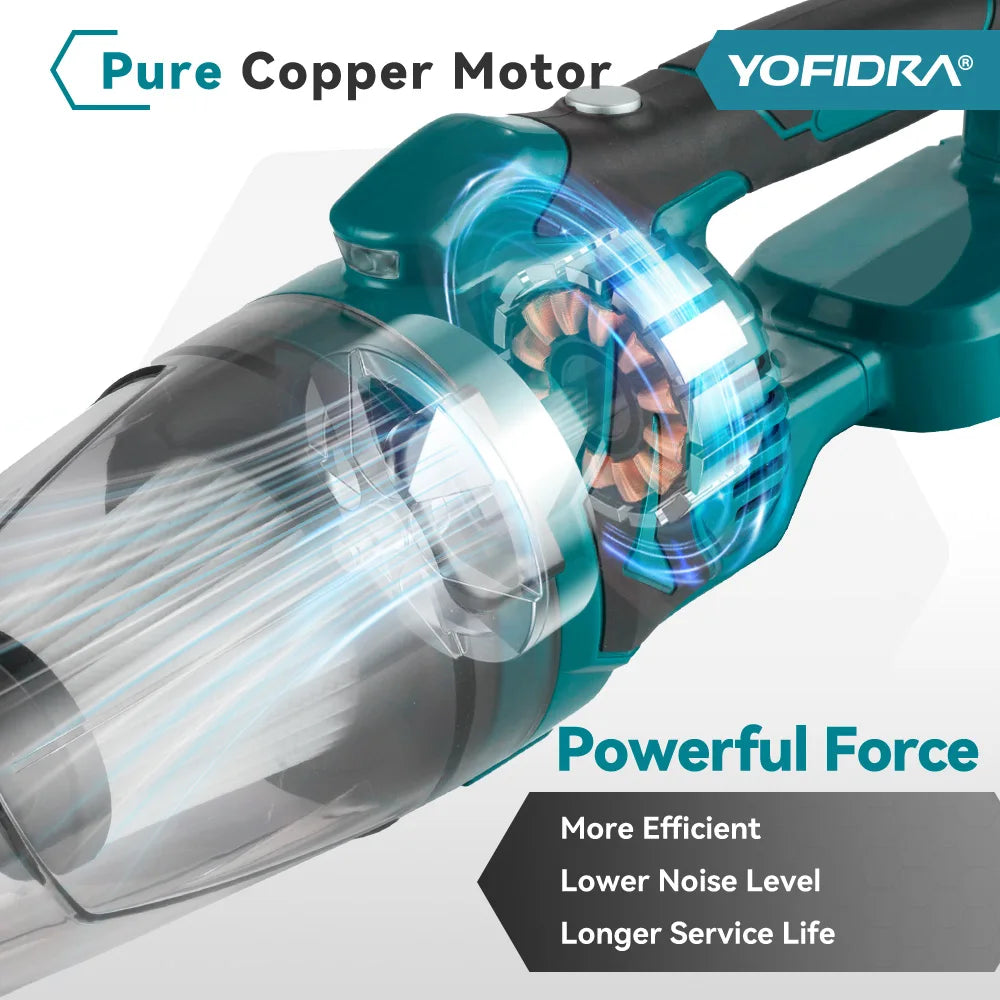 Yofidra Cordless Handheld Vacuum Cleaner Fit Powerful