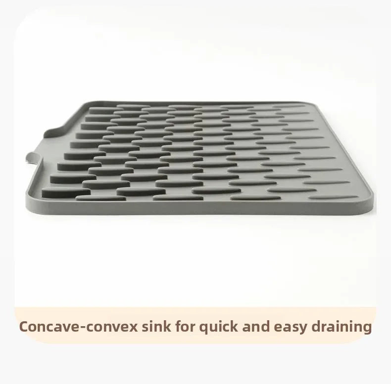 Silicone Dish Drying Mat Counter - Heat Resistant