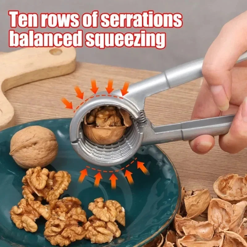 Nut Crackers Metal Heavy Duty Walnut Cracker Opener