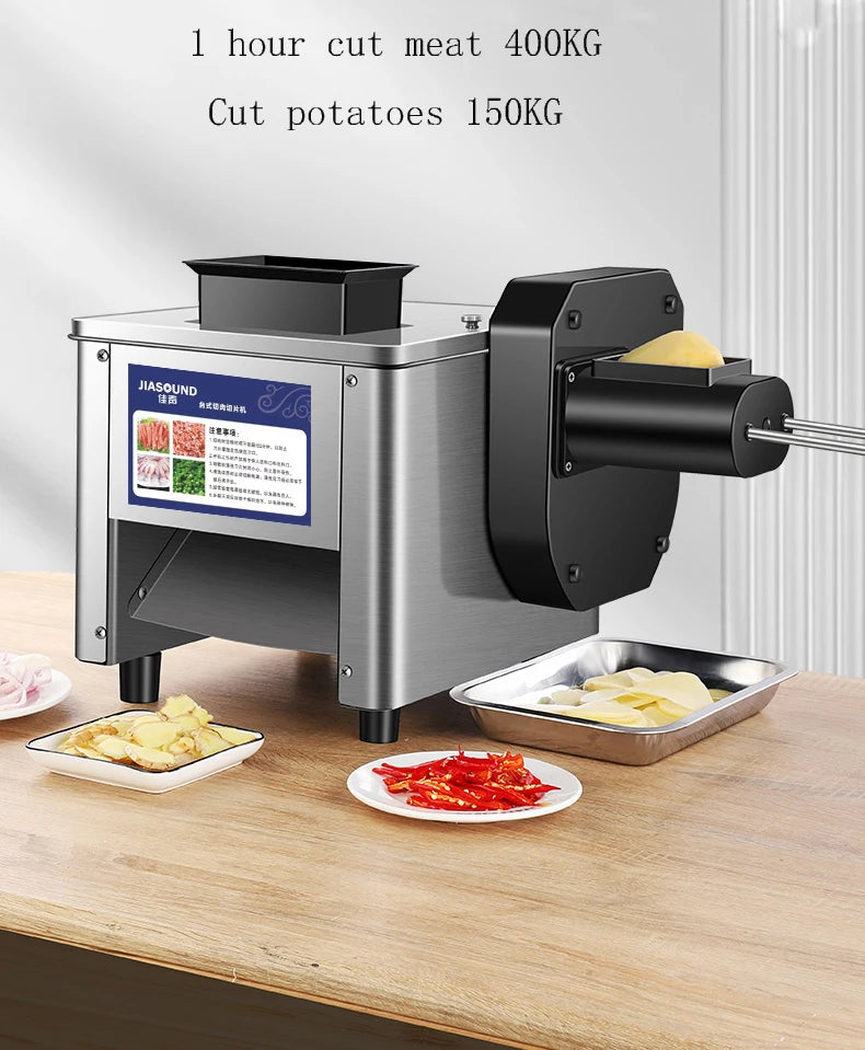 Electric Meat Slicer Machine Automatic Commercial Meat Grinder
