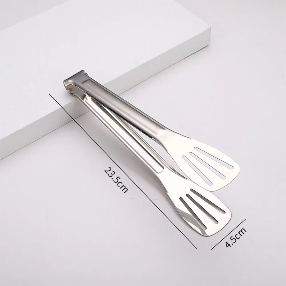 Stainless Steel Anti-Slip Food Clamp Utensils Buffet Cooking