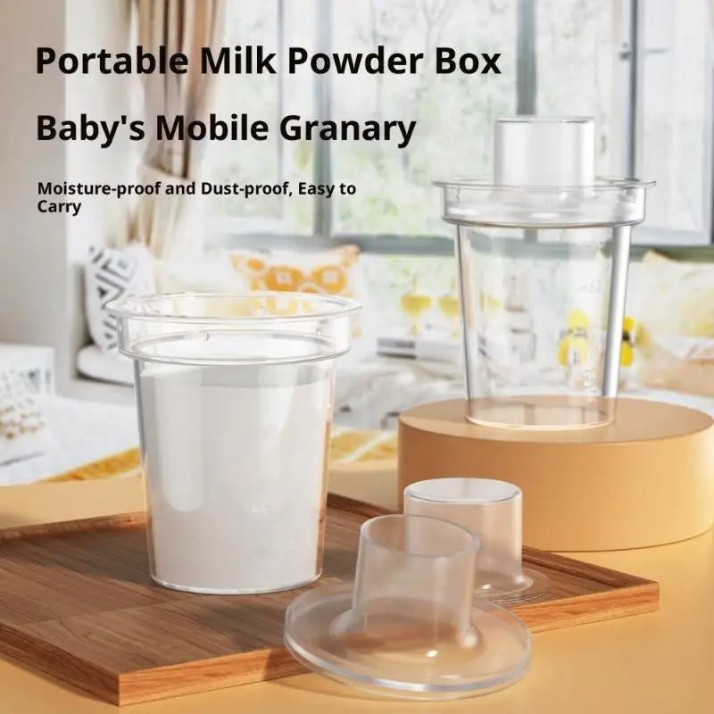 -1set 80ml Baby Milk Powder Dispenser Baby Food