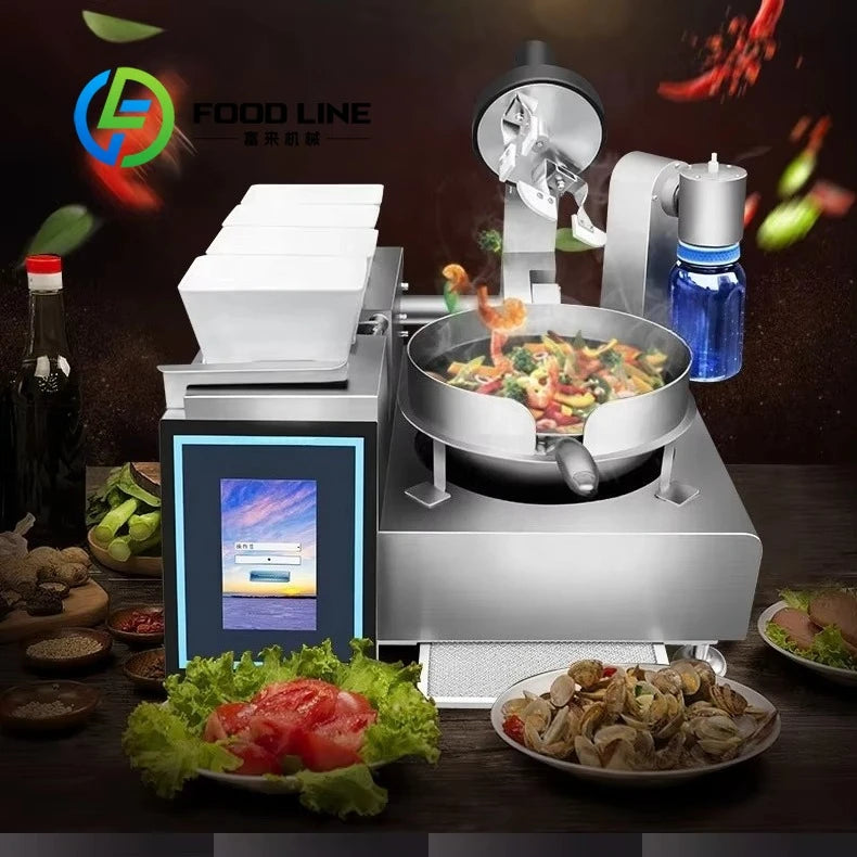 Electric Commercial Cooking Robot Professional Assistant Save