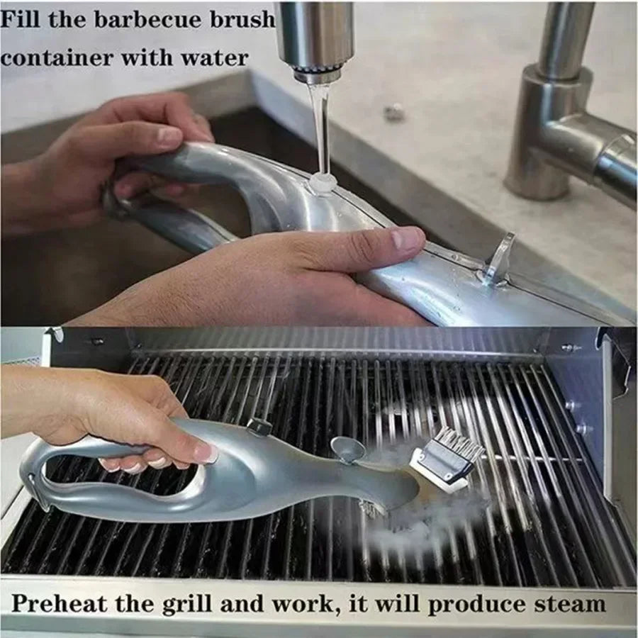 Bbq Grill Outdoor Steam Cleaning Brushes Barbecue Cleaner
