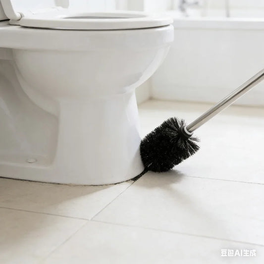 Toilet Brush Hard Bristle Strong Cleaning Power Suitable