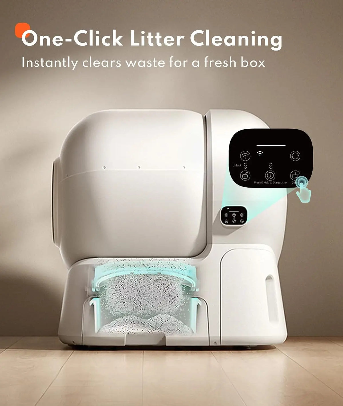 Self Cleaning Litter Box - 106l Ultra Large