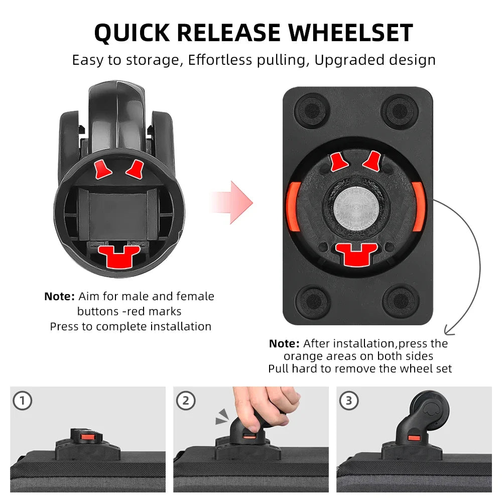 Rhinowalk Folding Bike Storage Box Quick Release Wheel