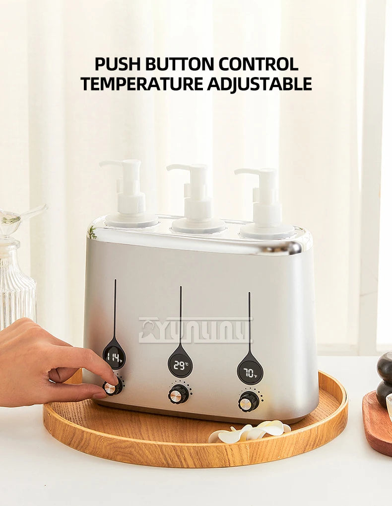 Oil Bottle Warmer Heater Led Screen Spa Equipment