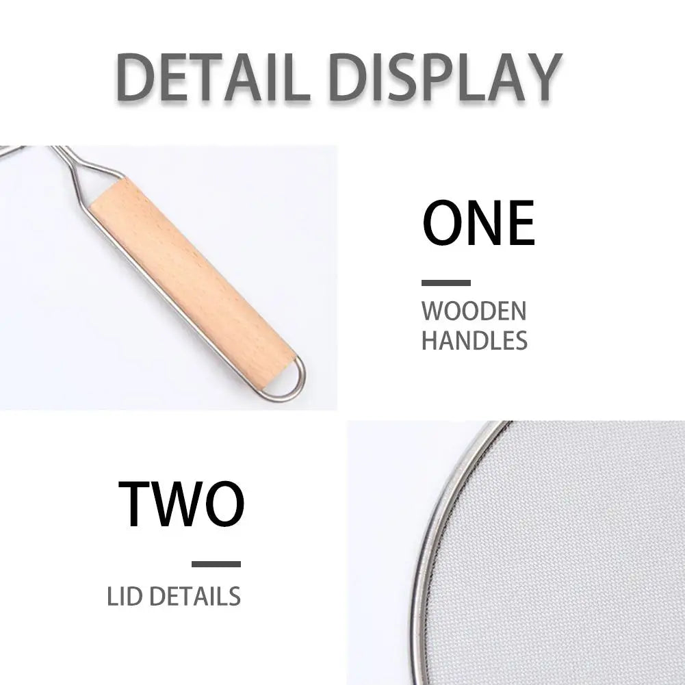 Anti Splatter Guard Oil Net Splash Cover Pan
