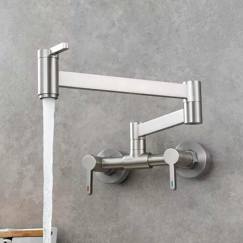 Pot Filler Tap Wall Mounted Foldable Faucet Cold