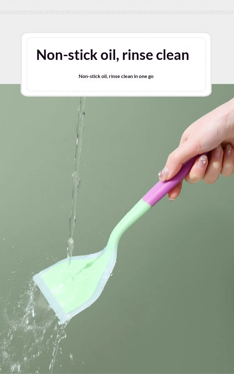 Silicone Spatula Wide Cooking Shovel Non-Stick Scraper Turner