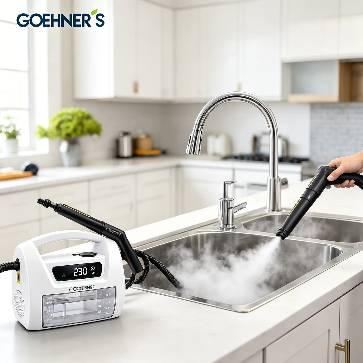 Steam Degreaser Grease Removal 1800w 6l 110v 30s