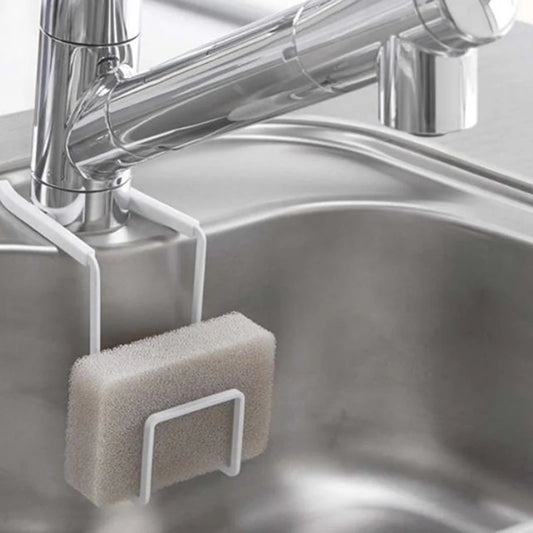 Sink Sponge Holder Small Bathroom Metal Organizer Liquid