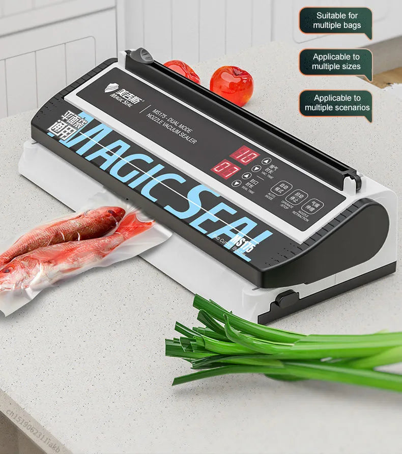 Magic Seal Ms175 Electric Vacuum Food Sealer Wet