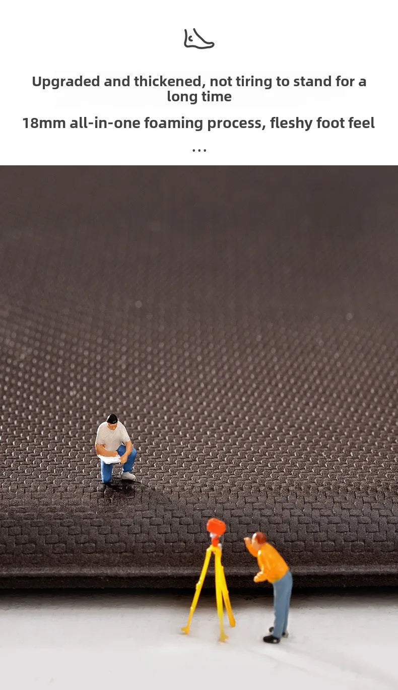 Mat Cushioned Anti Fatigue Ultra Thick Pu Leather