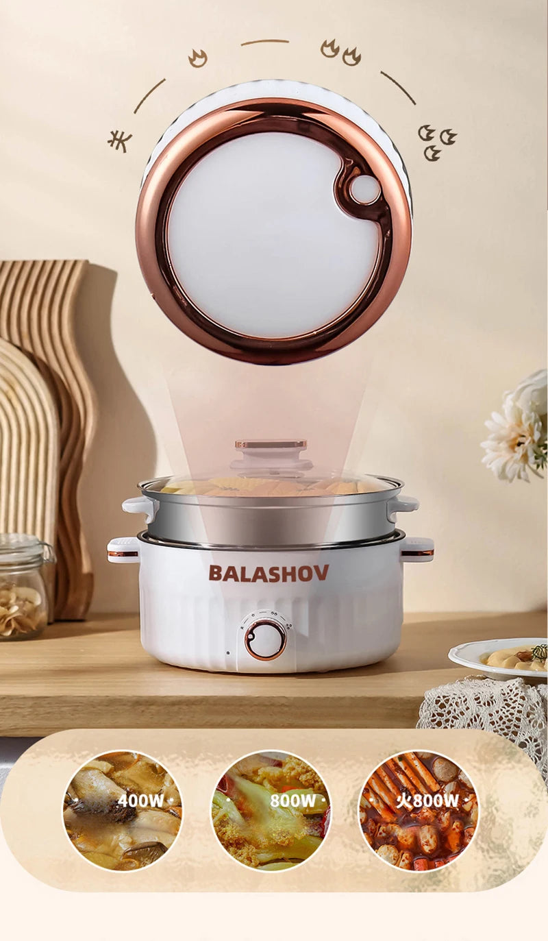 5l/3l Electric Rice Cooker Double Layer Pan Non-Stick