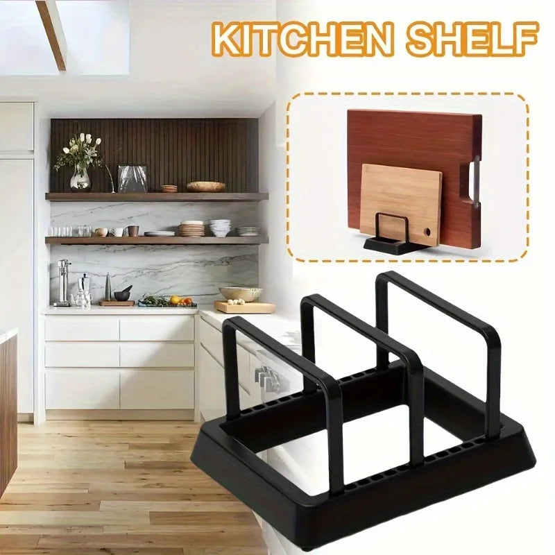 3-In-1 Organizer Rack Space-Saving Drying Storage Tray Pots