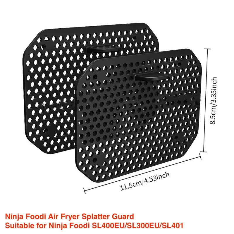 2pcs/1pcs Air Fryer Silicone Liners Ninja Sl400 Sl401