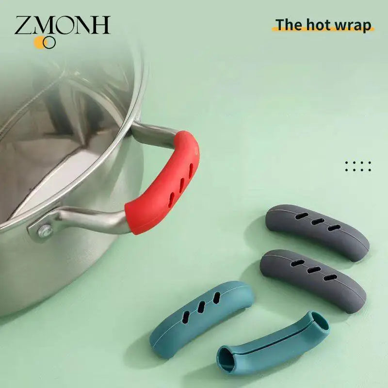Silicone Anti-Scald Pot Handle Protectors Non-Slip Pot Clip