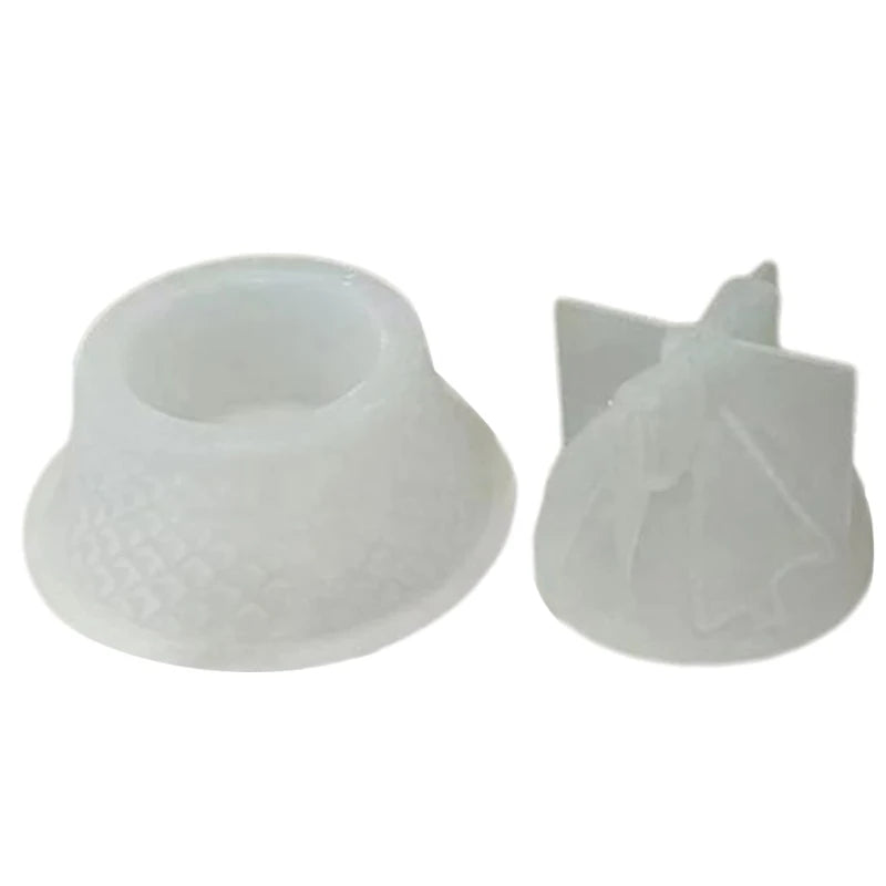 Santa Storage Jar Mould Jewelry Silicone Mold Gypsum