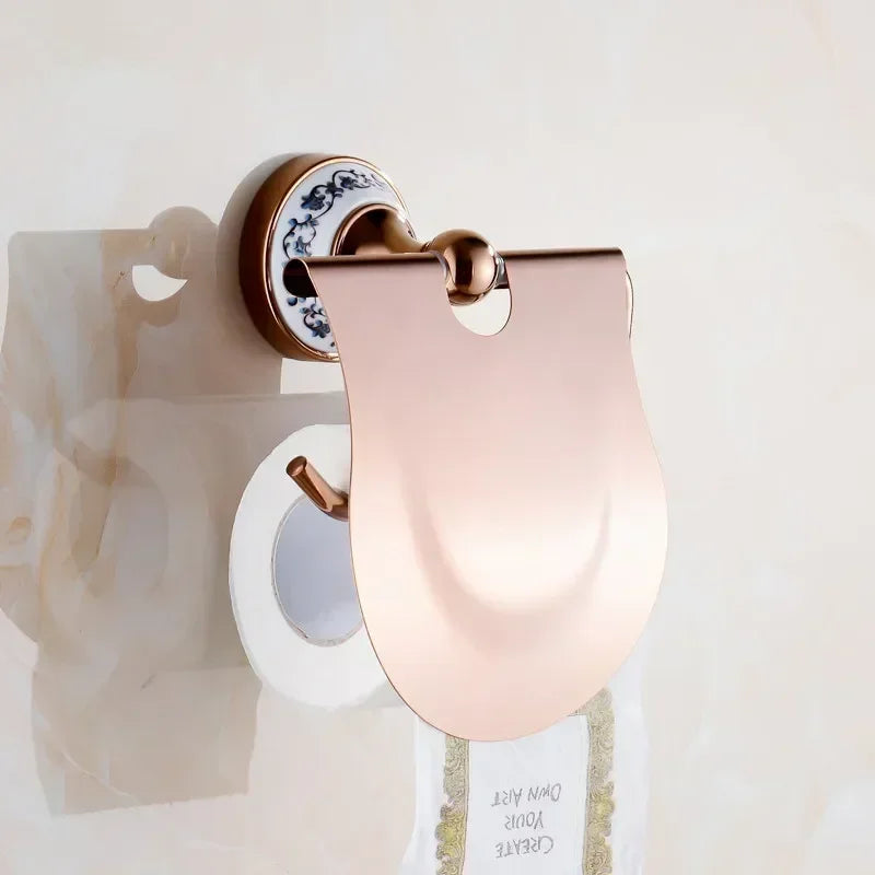 Zgrk Luxury Bathroom Hardware Wall Mount Rose Gold