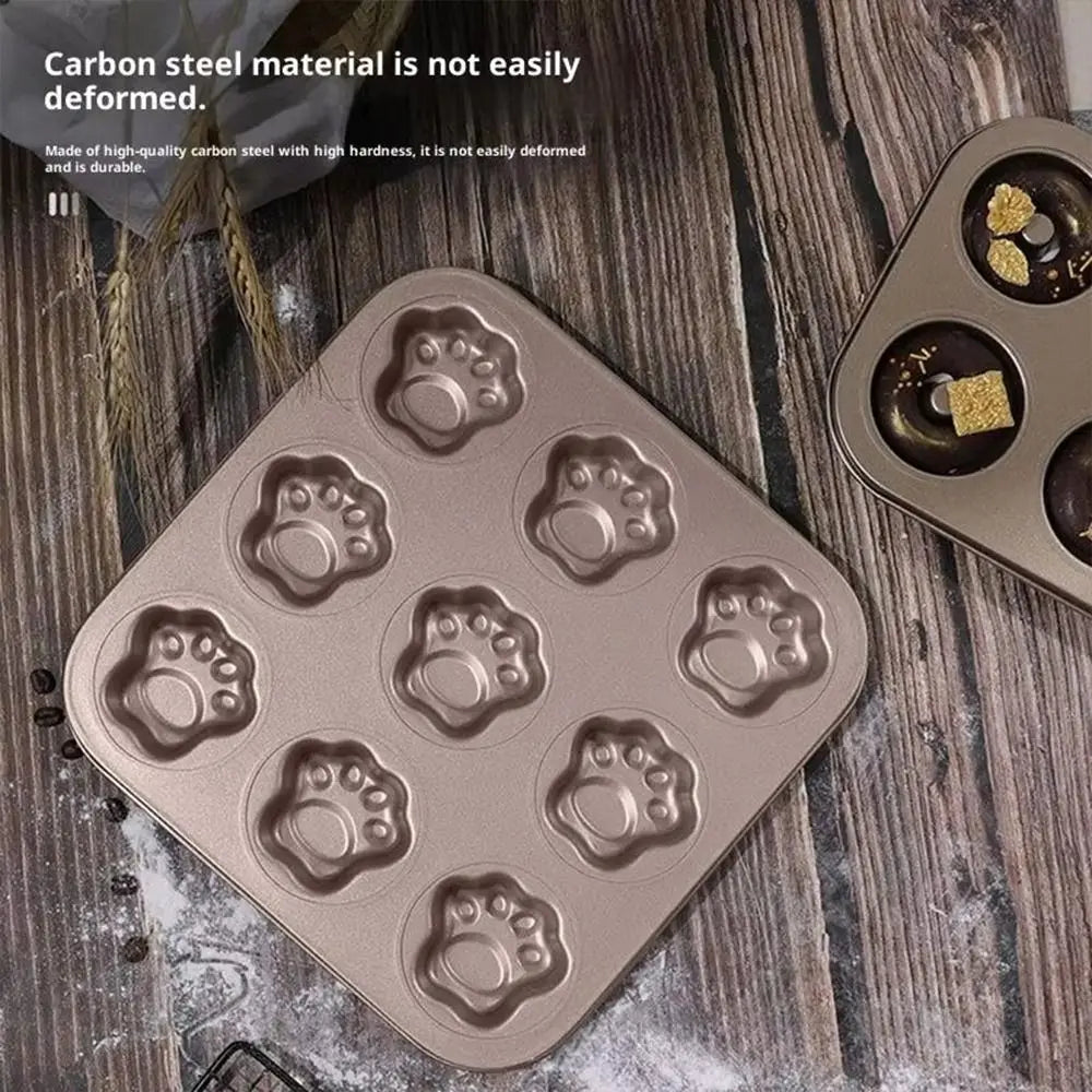Cute 6/12 Cavity Cake Mold Non Stick Carbon
