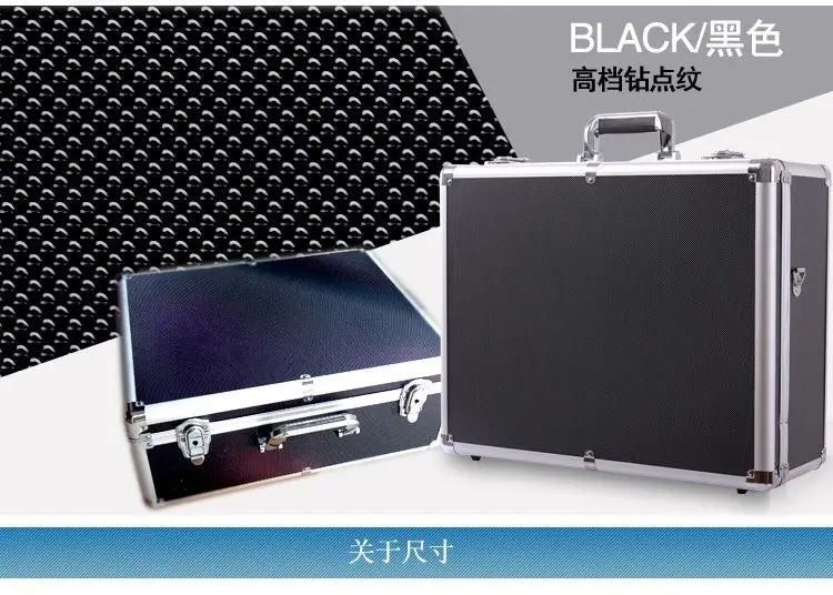 Toolbox Large Display Box Instrument Equipment Case Aviation