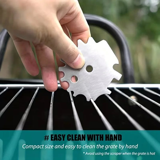Stainless Steel Barbecue Scraper Suitable Cleaning Barbecue