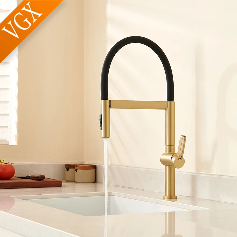 Vgx Faucet Sink Faucets Rubber Pull Down Stream