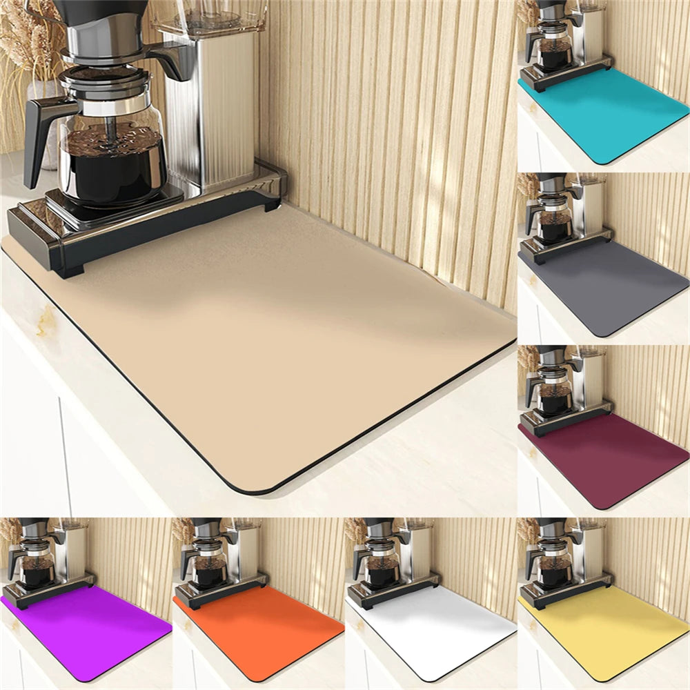 Simplicity Style Absorbent Drying Mat Table Decoration &