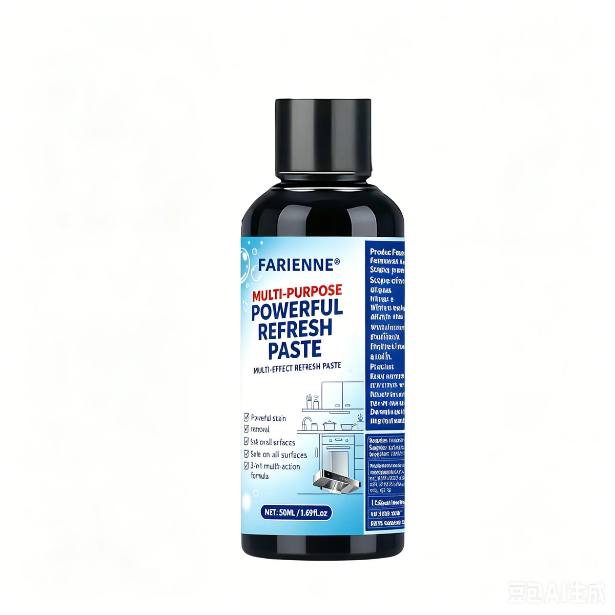 Farienne Multi-Purpose Stovetop Cleaning Paste Removes Burnt