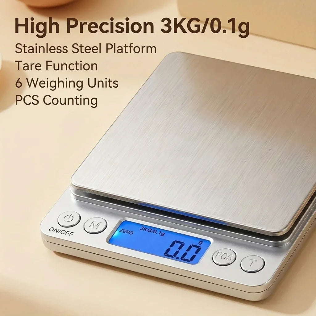Digital Scale Stainless Steel Food Scale Lcd Display