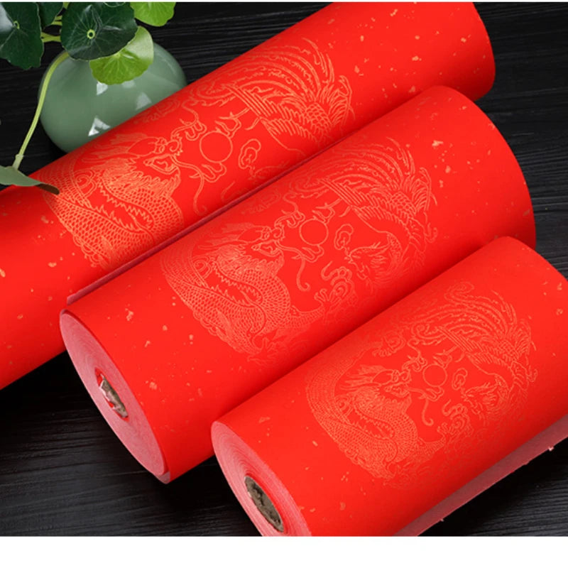 Red Rice Paper Decoupage Red Xuan Paper Chinese
