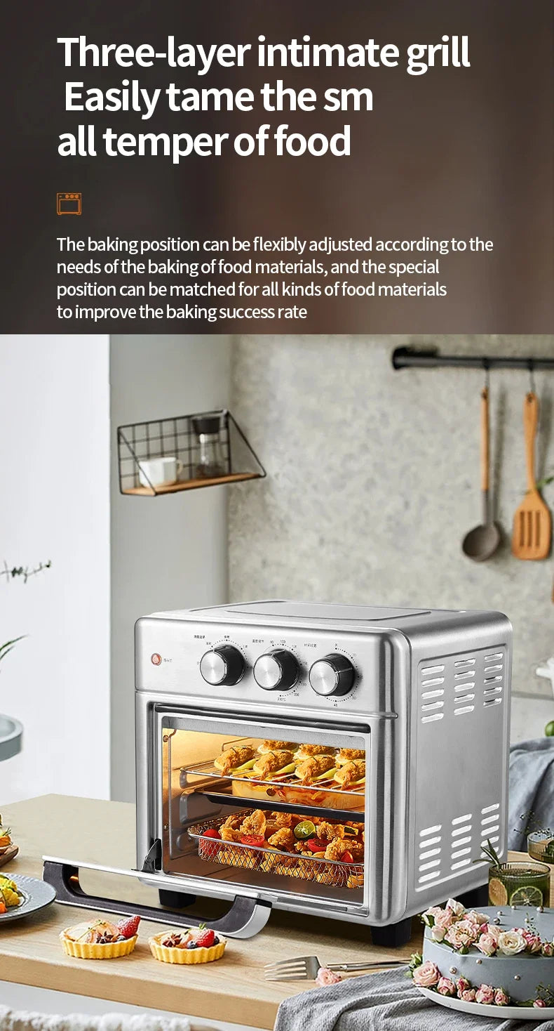 13l Air Fryers 26l Large Capacity Electric Fryer