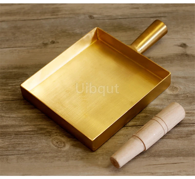 Brass Baking Tray Copper Frying Pan Square Pan