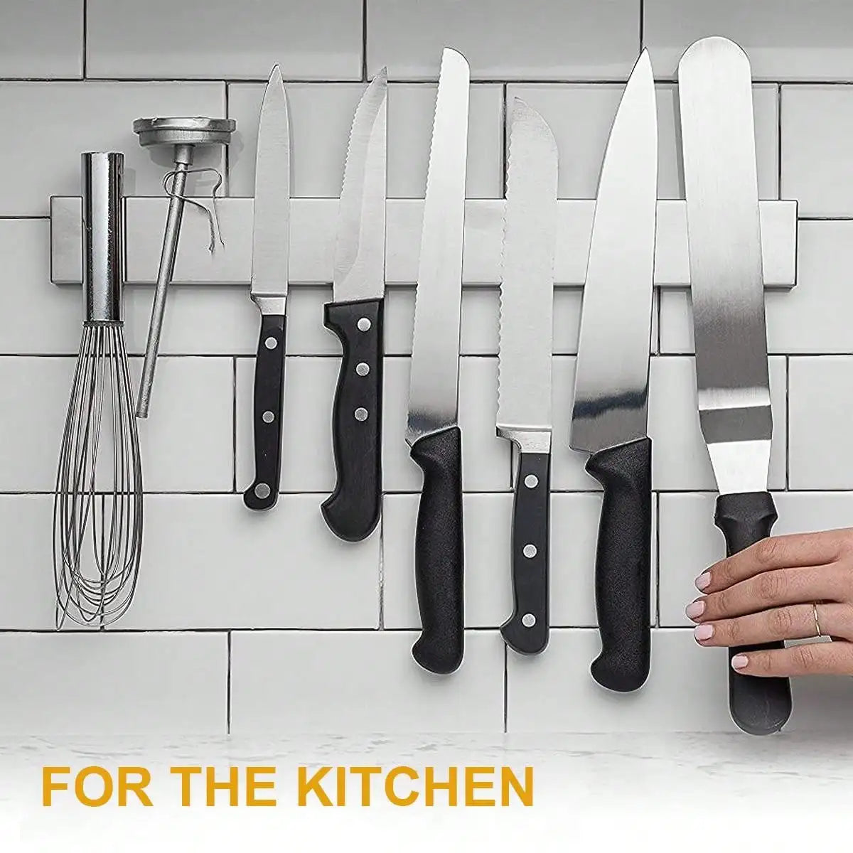 Leeseph Magnetic Knife Holder Wall Multipurpose Stainless Steel