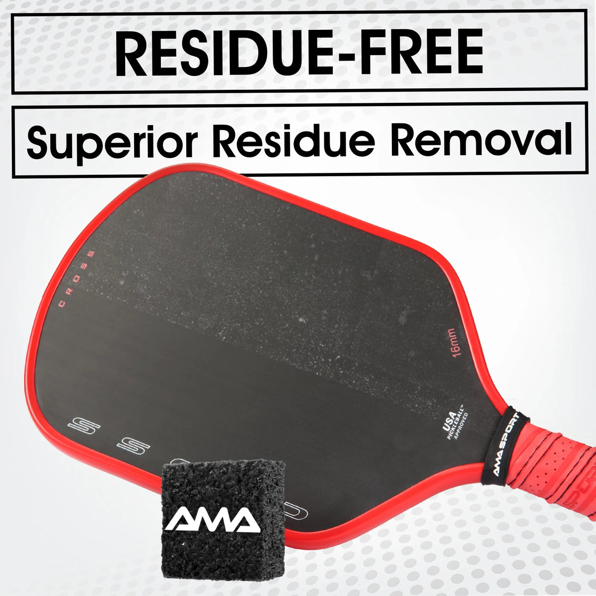 Amasport Pickleball Paddle Eraser Durable Rubber Cleaner