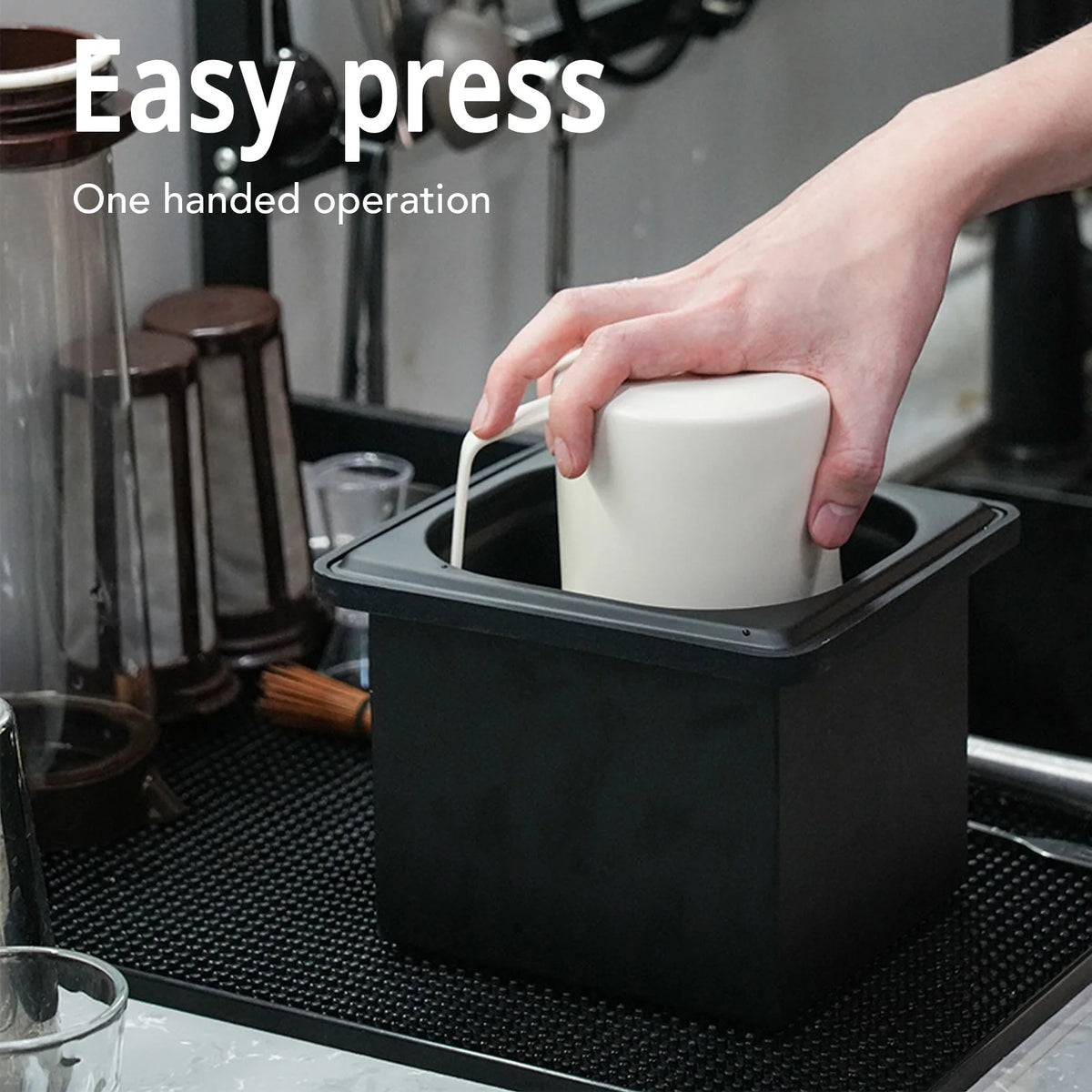 Pitcher Rinser Stainless Steel Opening Sink Automatic Glass