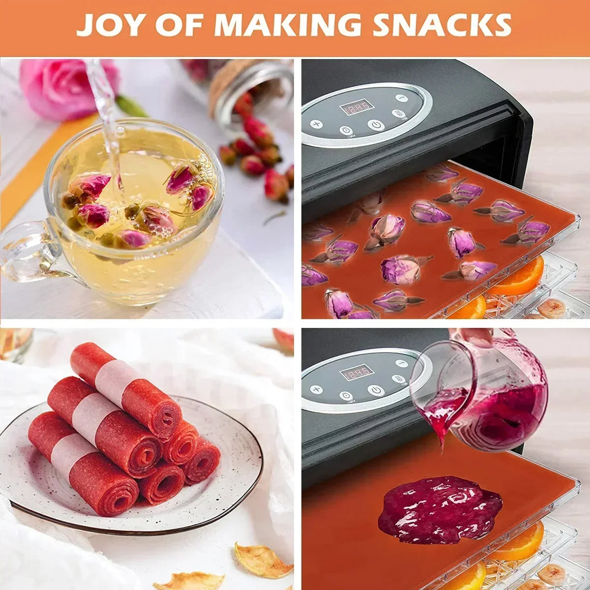Silicone Baking Mat Edges Non-Stick Baking Pan Cake