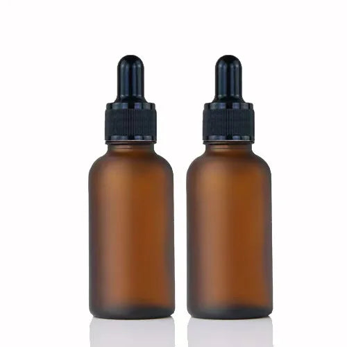 20/50 Pieces 20ml 30ml Frosted Amber Glass Dropper