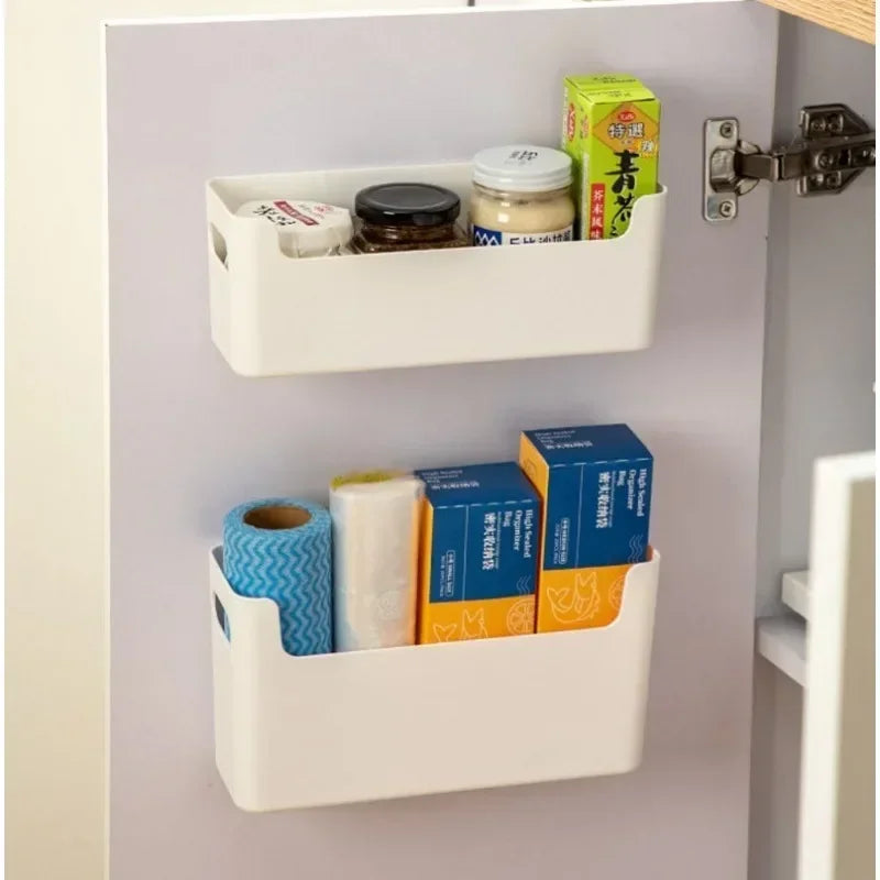 Non Perforated Cling Film Rack Inside Cabinet Wall
