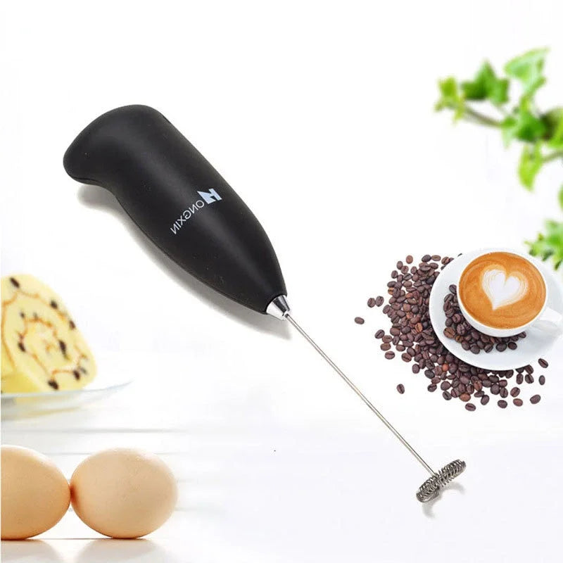 Milk Frother Handheld Mini Electric Foamer Coffee Maker
