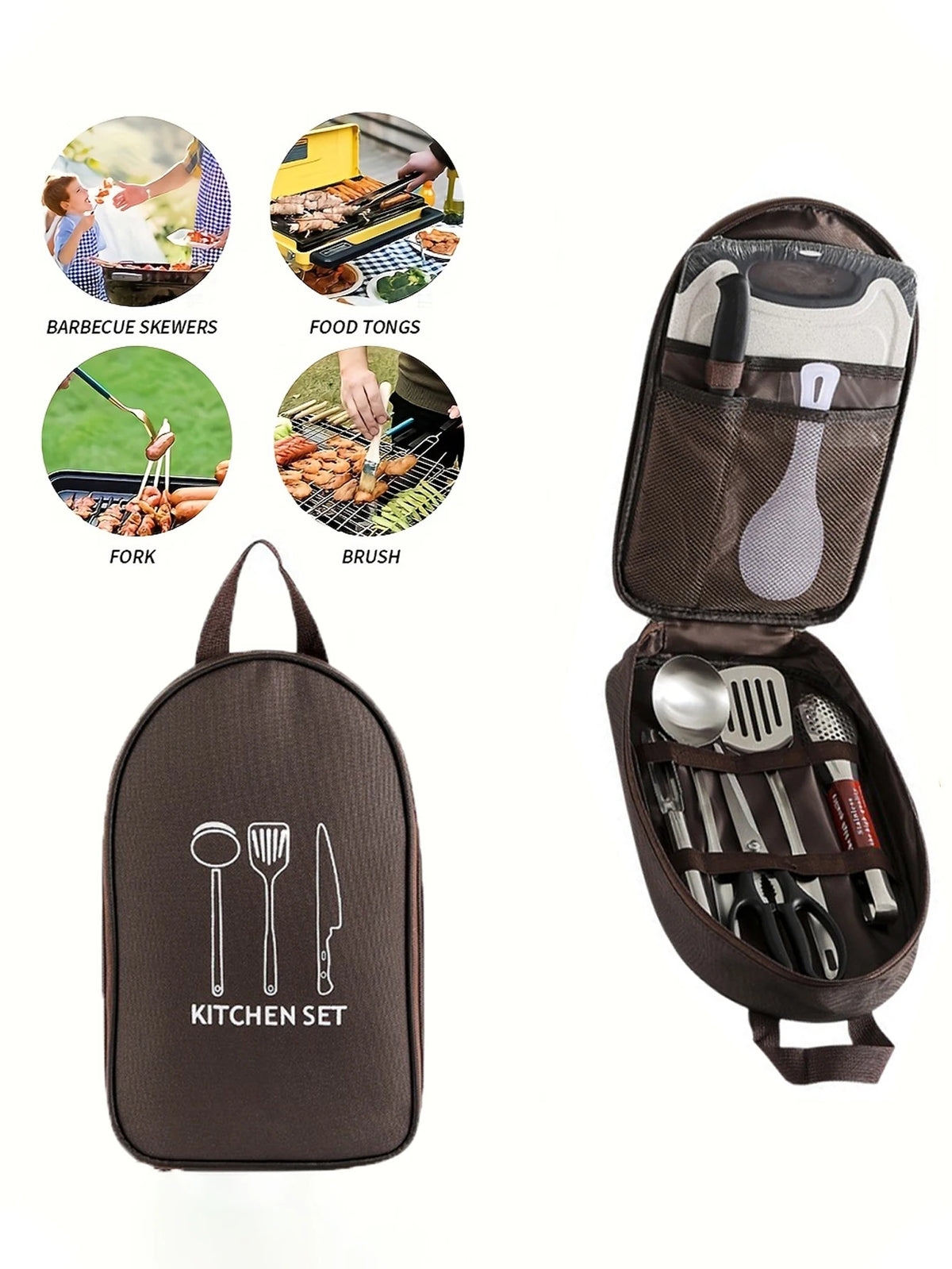Outdoor Cooking Bag Camping Storage Bag Portablecooking Utensil